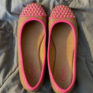 Worn once! Candie’s flats
